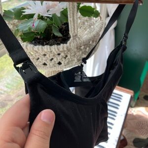 Black Maternity Bra